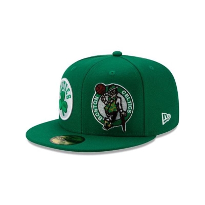 Sapca New Era Boston Celtics NBA Double Hit 59FIFTY Fitted - Verzi